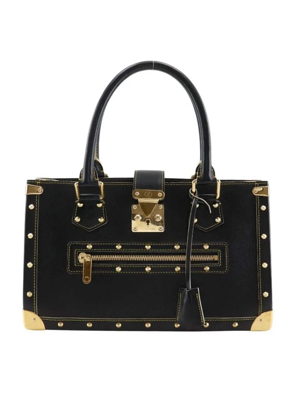 Louis Vuitton Faburo Suhali Goatskin Noir Black Tote